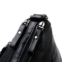 Flower Pattern Crossbody Bag Zipper Shoulder Bag