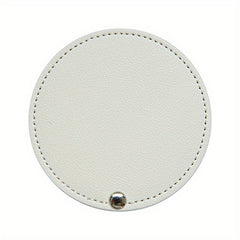 Compact Round Makeup Mirror with Cover Single Sided
