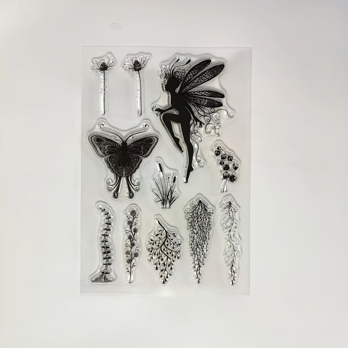 Flower Fairy Butterfly Stamp For Craft