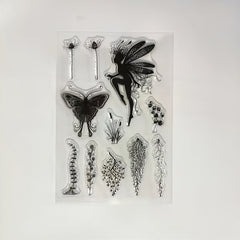 Flower Fairy Butterfly Stamp For Craft
