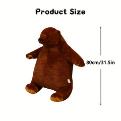 Giant Brown Bear Plush Toy Soft Stuffed Animal Doll Pillow
