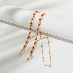 Colorful Glasses Chain Eyes Cross Drop Shaped Mask Chain Earphone Chain