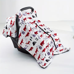 Elk Print Car Seat Sunshade Cover Canopy