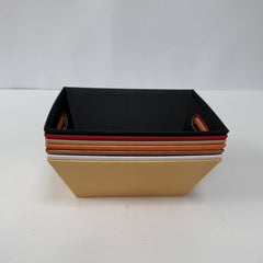 5pcs Trapezoidal Storage Box for Book Clothing Snacks