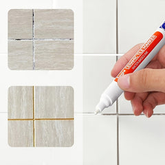 Waterproof Tile Marker Grout Pen Wall Gap Pen for Bathroom Decontamination