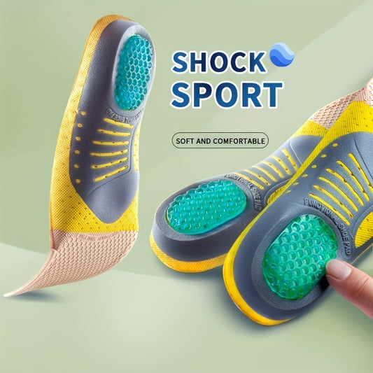 Sports Shock Absorption Insoles High Elastic Comfortable Running Insoles