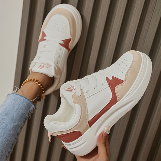 Women's Breathable Low Skate Shoes - Outdoor Sports Sneakers