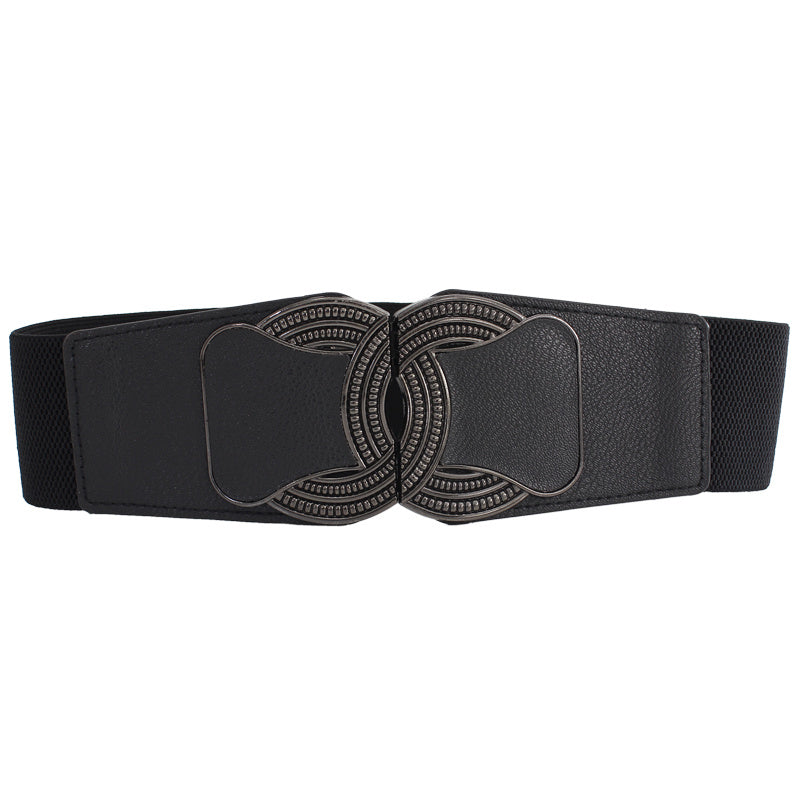 Women's Waist Belt Cover Skinny Elastic Decorative Dress Belt