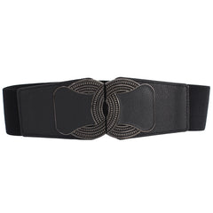 Women's Waist Belt Cover Skinny Elastic Decorative Dress Belt