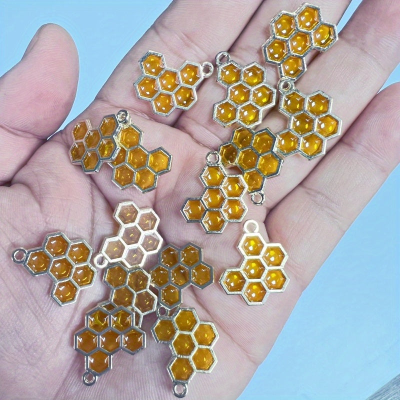 15pcs Alloy Bee DIY Jewelry Accessories Ornaments