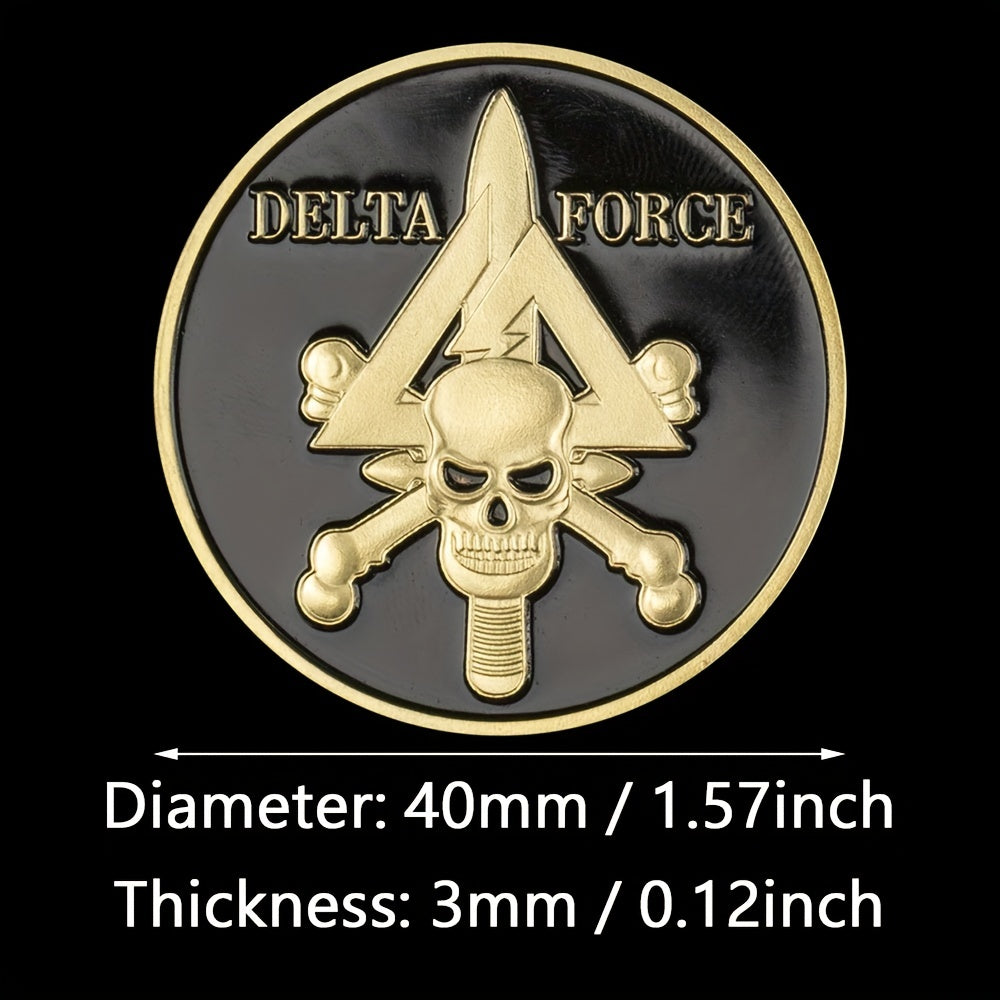 Plated Navy Challenge Coins - Military Memorabilia Collection