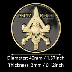 Plated Navy Challenge Coins - Military Memorabilia Collection