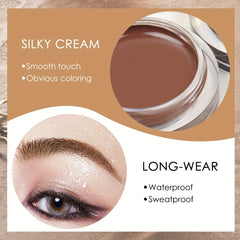 2-in-1 Gel Eyeliner & Eyebrow Cream, Waterproof, Long Lasting