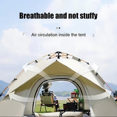 Windproof Sunscreen Waterproof Tent for Outdoor Camping
