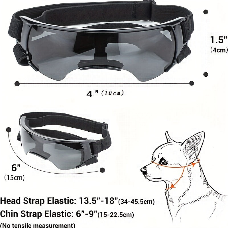 Dog Goggles UV Protection Doggy Sunglasses Windproof Pet Glasses