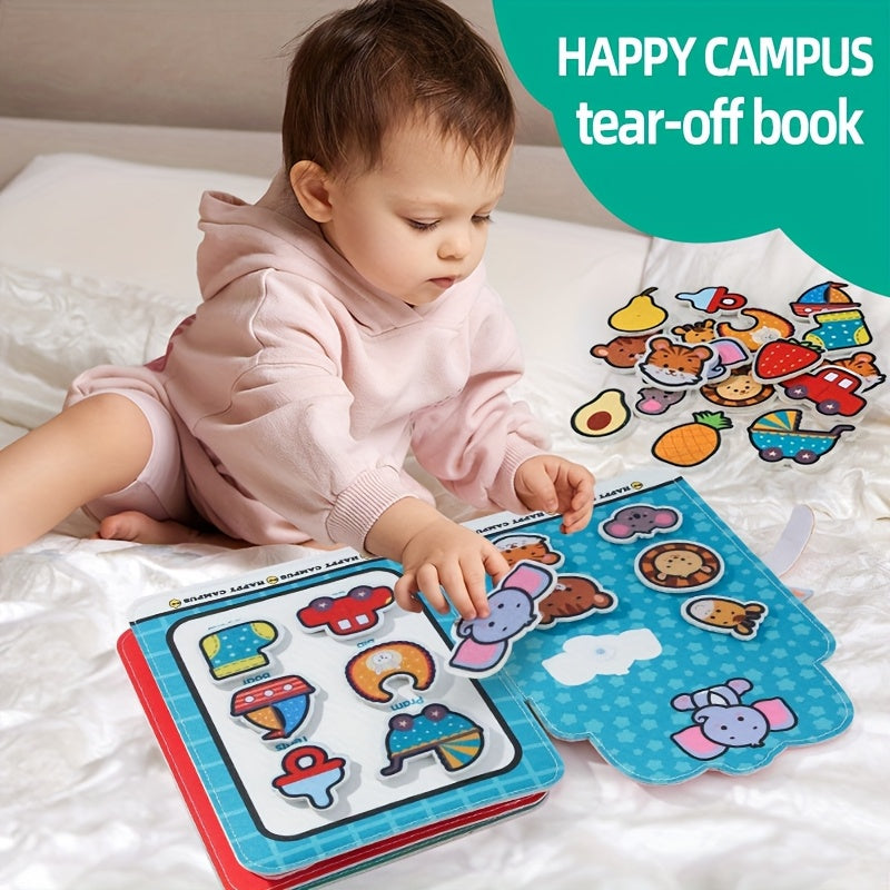Peel and Stick Picture Book Campus Baby Intelligence Development Tool