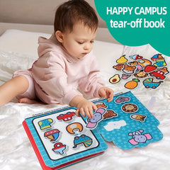 Peel and Stick Picture Book Campus Baby Intelligence Development Tool