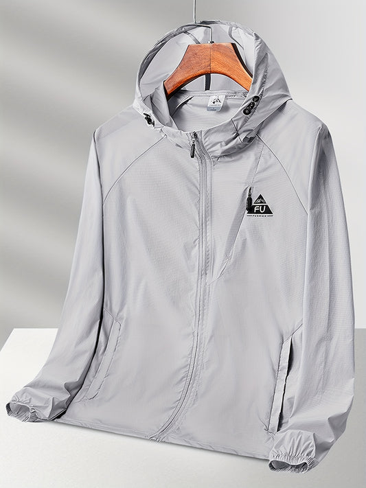 Men's Sun Protection Hooded Jacket for Outdoor Activities