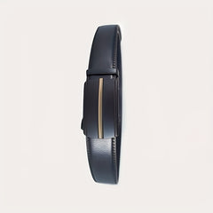 Men's Leather Business Belt Automatic Buckle Belts