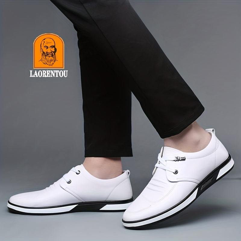 Men's Breathable Leather Dress Shoes For Office