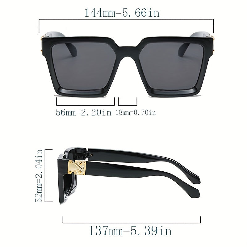 Square Sunglasses Gradient Glasses for Driving UV400
