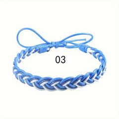 Handwoven Rope Sports Bracelet Bohemian Style Braided Wristband
