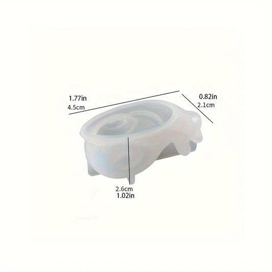 3D Snail Silicone Mold for Desktop Ornament, Valentine Anniversary Decoration
