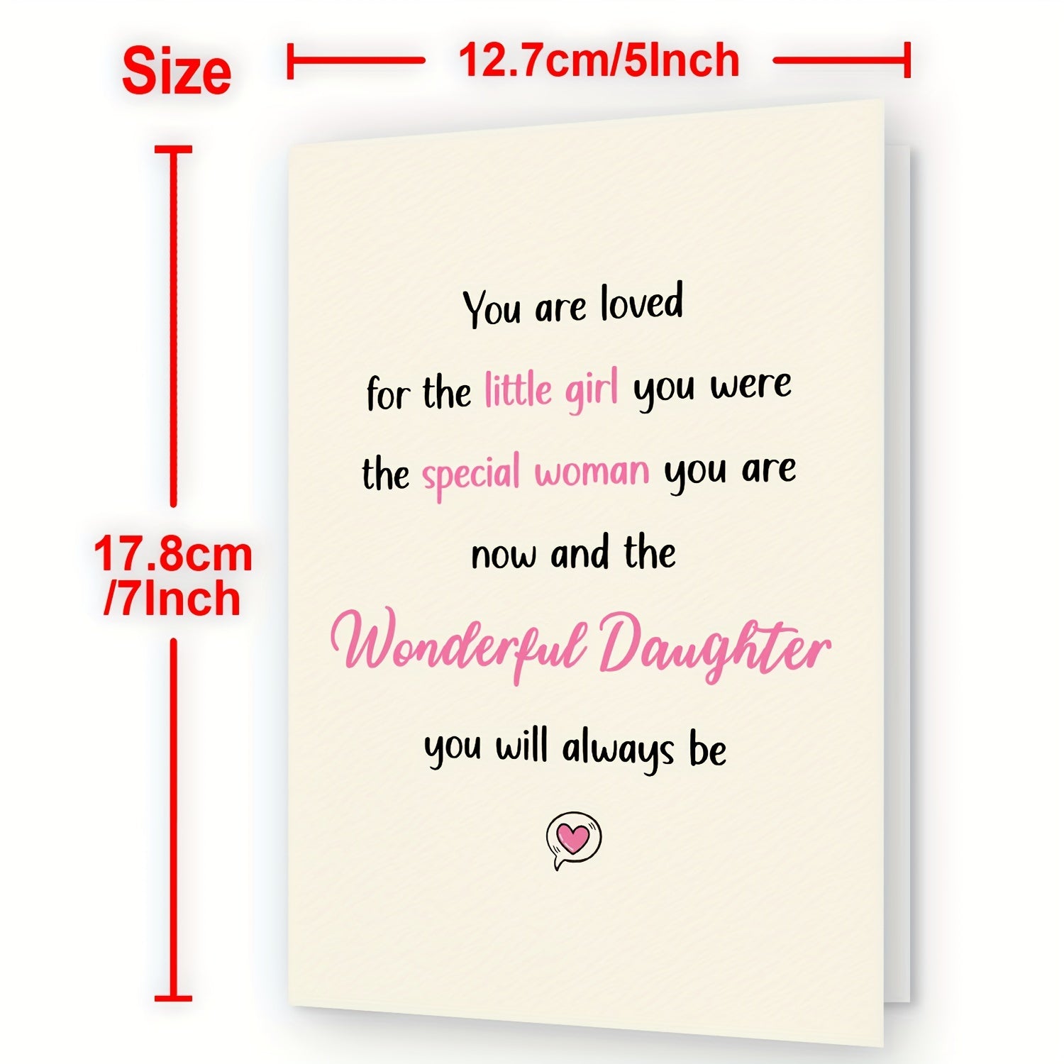 Funny Happy Birthday Card For Daughter - Daughter Gift From Mom Or Dad