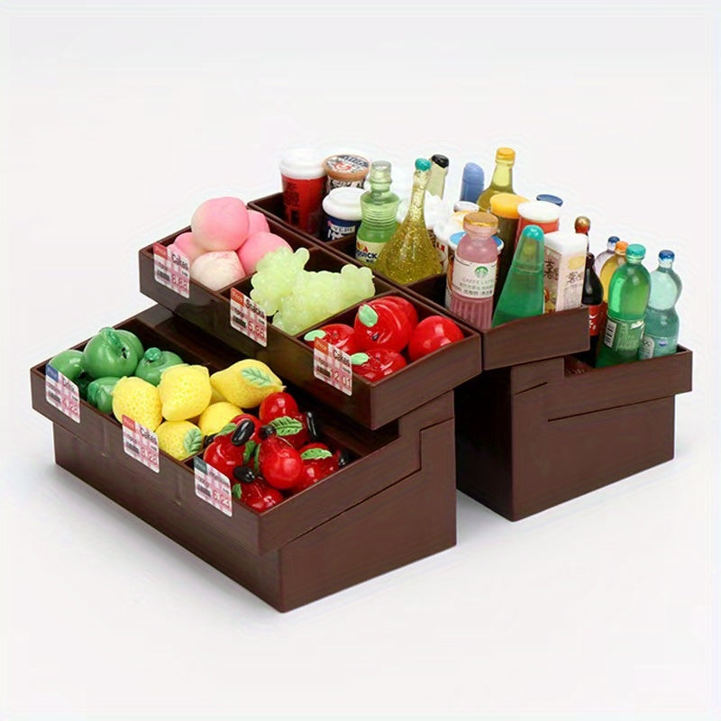 Mini Shelf for Simulated Bread and Play Desserts Storage