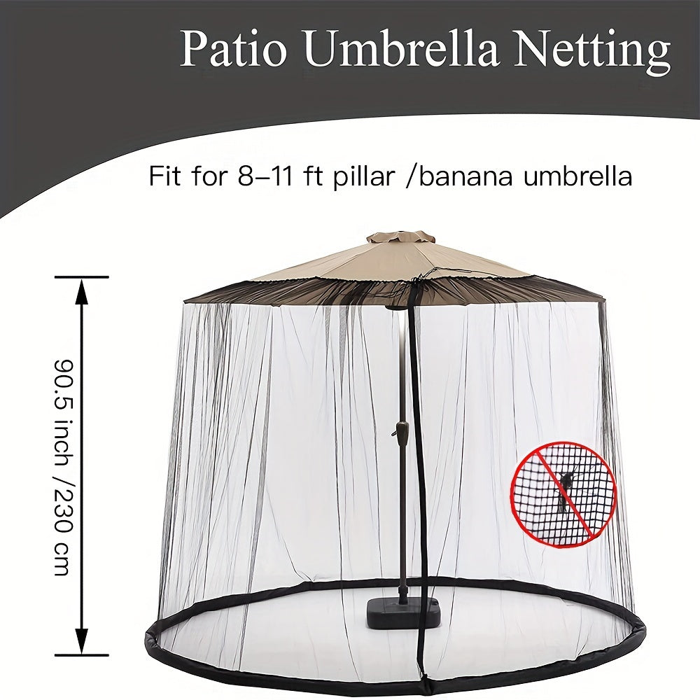 1pc Patio Umbrella Netting Ultra Large Outdoor Umbrellas Screen Tent