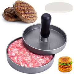 Burger Press Maker Hamburger Meat Maker Patty Mold Handle Non stick Press