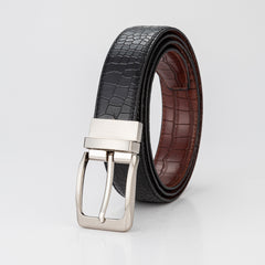 Rotatable Double sided Crocodile Pattern Belt