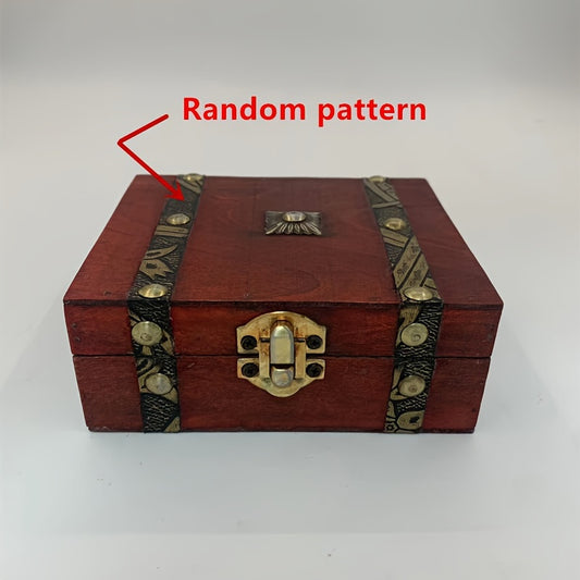 Vintage Wooden Jewelry Storage Organizer Box Room Decor