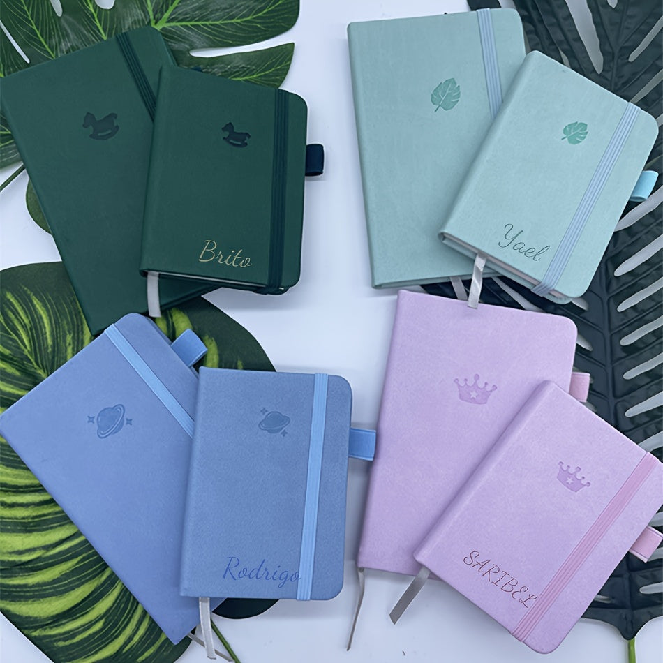 Personalized Engraved A6 A7 Pocket Journal Notebook