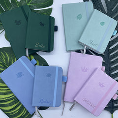 Personalized Engraved A6 A7 Pocket Journal Notebook