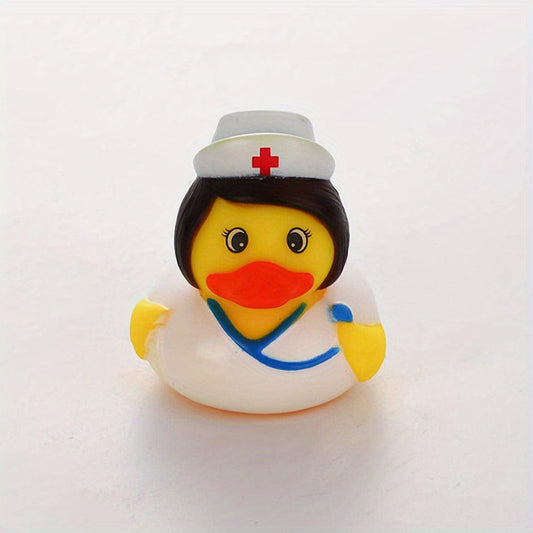 3pcs Yellow Duck Bath Toy Sound Play Water Floating Duck