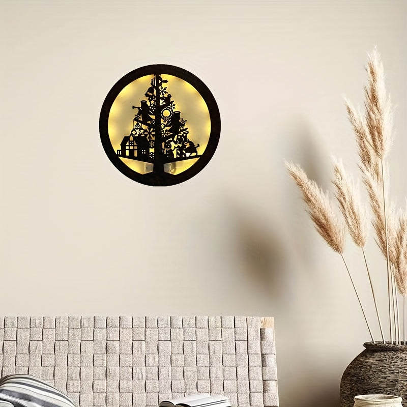 LED Creative Lights Christmas Halloween Decoration Mother And Baby Scene Lights