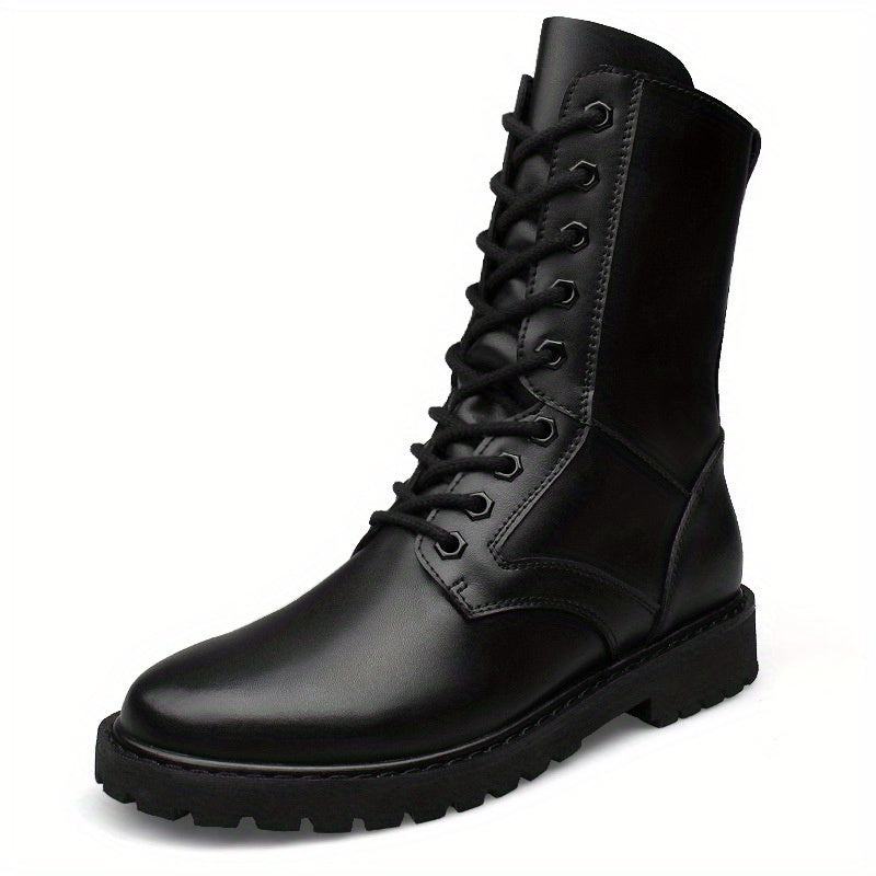 Men's Lace Up High Top Riding Boots