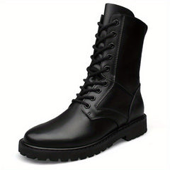 Men's Lace Up High Top Riding Boots