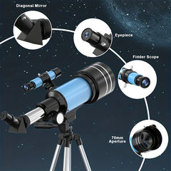 150X Zoom HD Astronomical Telescope with Tripod