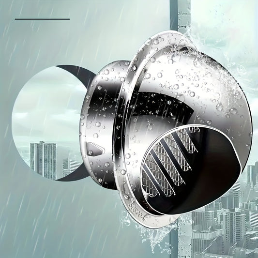 Stainless Steel Wall Vent Cover - Rain and Exhaust Protection