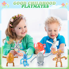Egg Suction Cup Tube Toys Bendable Telescopic Educational Thinking Toys