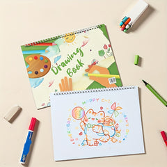 Art A4 Thick Ruled Sketchbook Top Spiral Binding