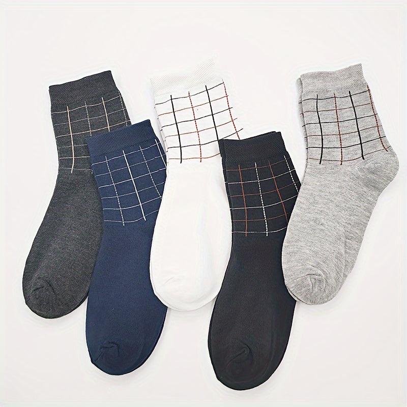 Men's Solid Short Crew Socks Warm Casual Outdoor Socks
