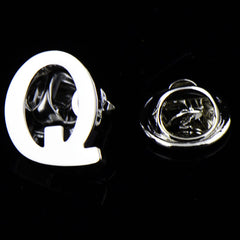 Men's Letter Brooch Shirt Collar Pin Suit Decoration