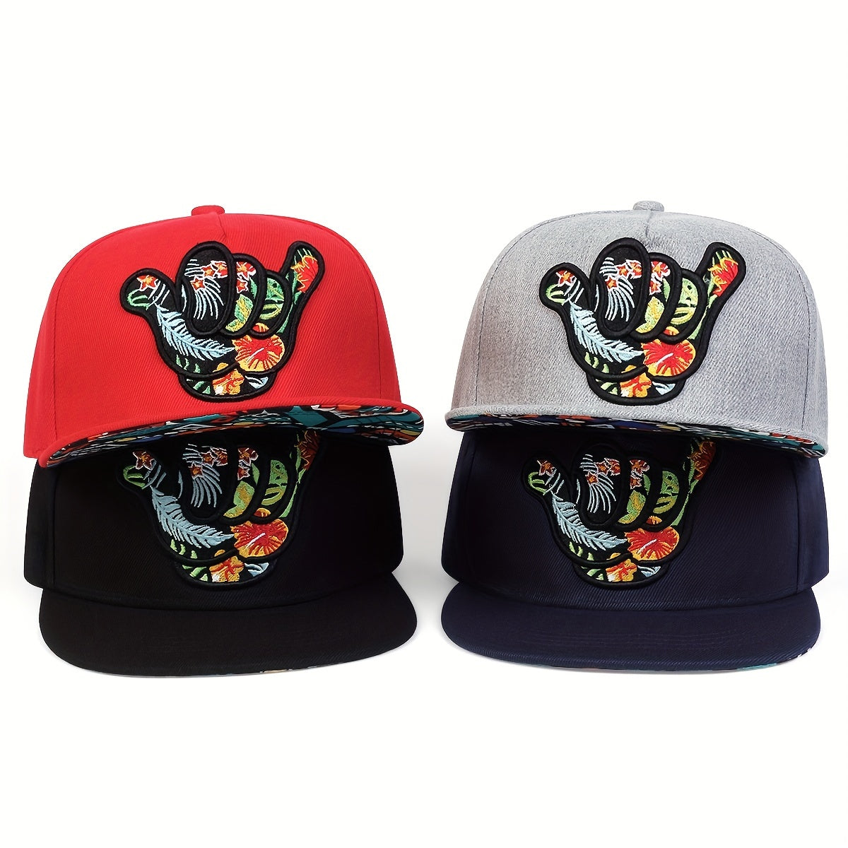 Cartoon Snapback Hat Embroidered Baseball Cap Hip Hop Adjustable