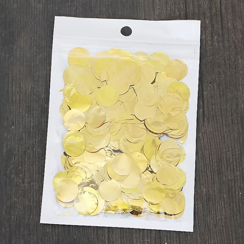 Golden Desktop Paper Scraps for Party Decoration
