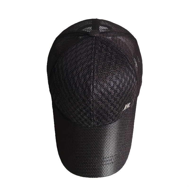 Mesh Wide Brim Sports Baseball Cap Fishing Cap Outdoor Sun Protection