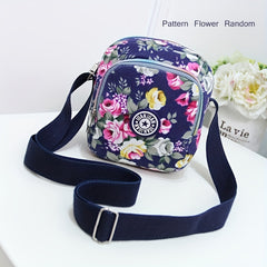 Floral Print Crossbody Phone Bag Lightweight Shoulder Bag
