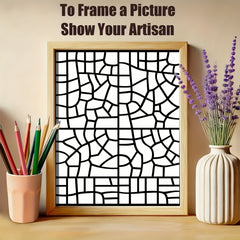 Creative Escape Mosaic Coloring Book - 20 Beautiful Sheets A4 Size